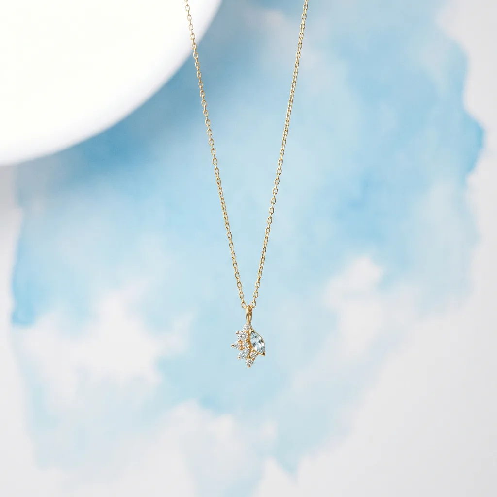 Blue Forest Spring — Necklace