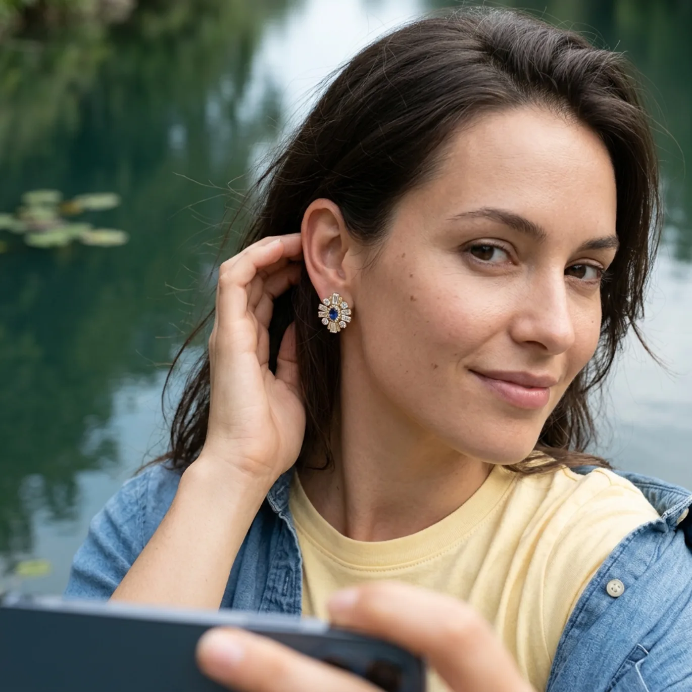 Candid Waterside — Earring Stud