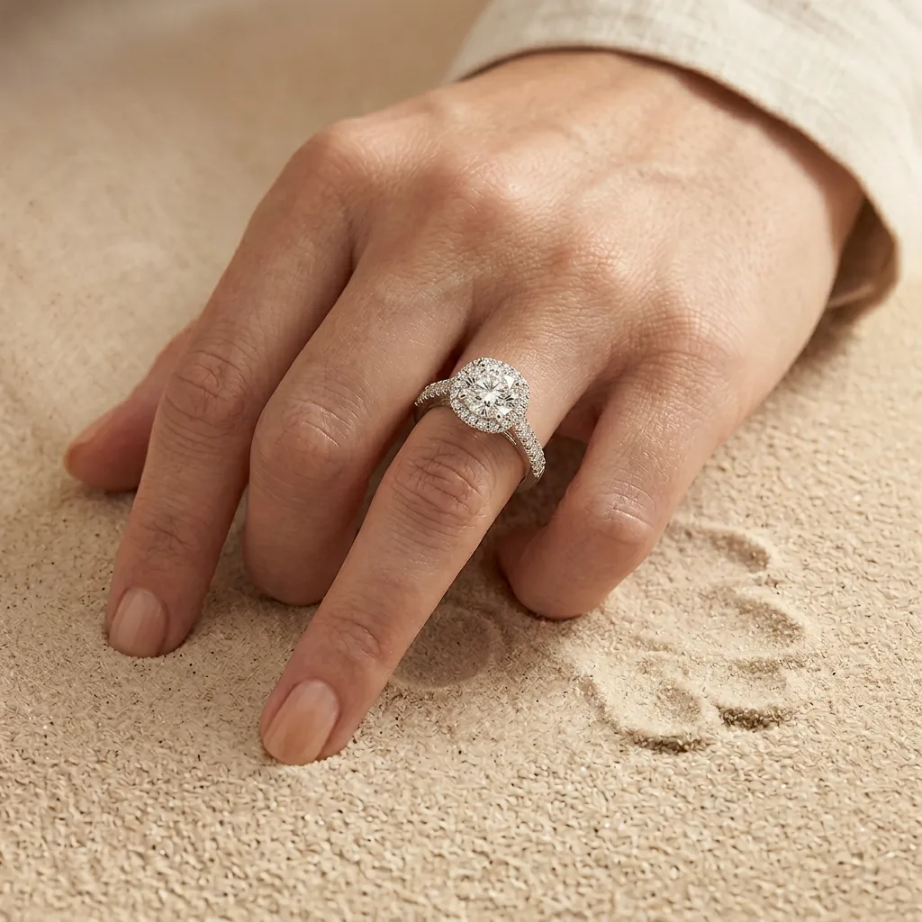 Clean Hand Closeup — Ring
