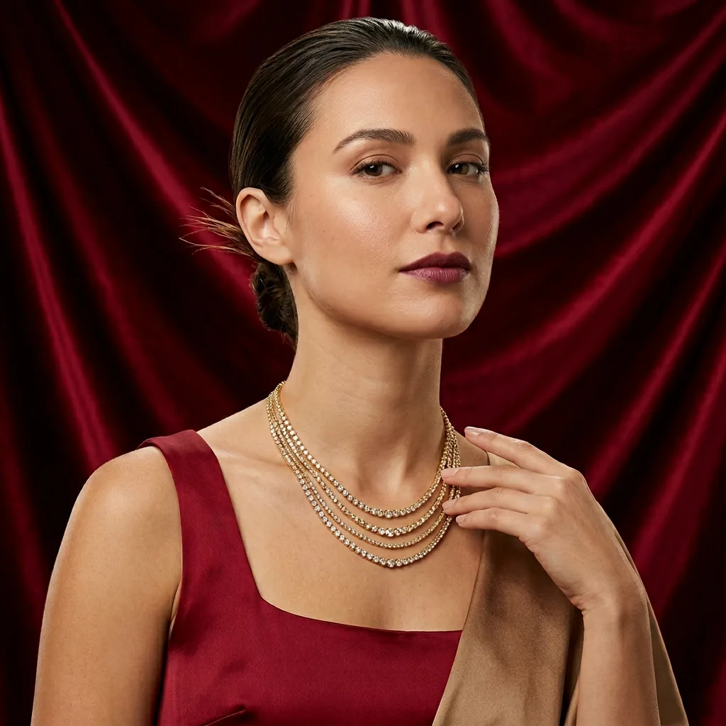Crimson Drape — Necklace Crimson Drape — Necklace