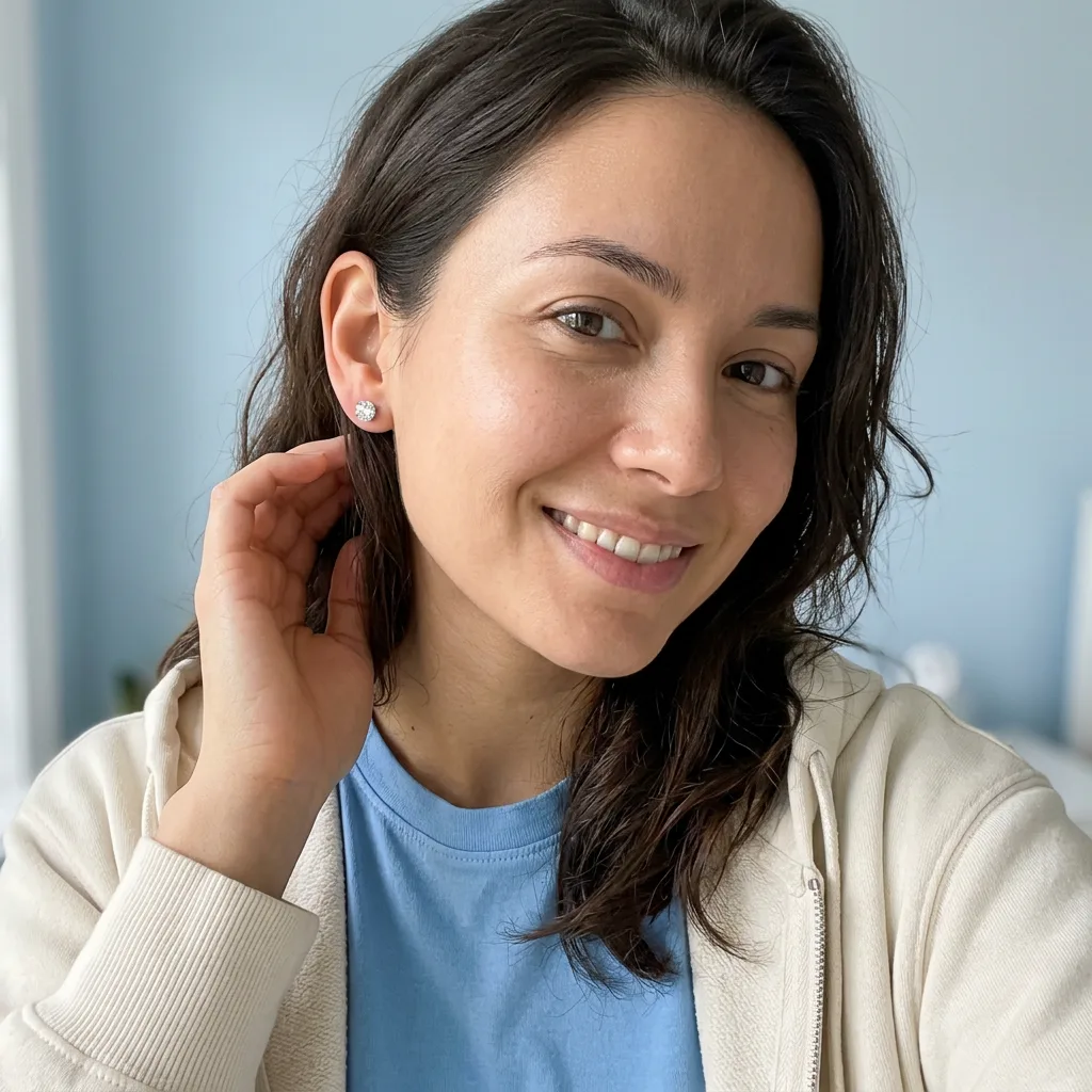 Daylight Selfie — Earring Stud