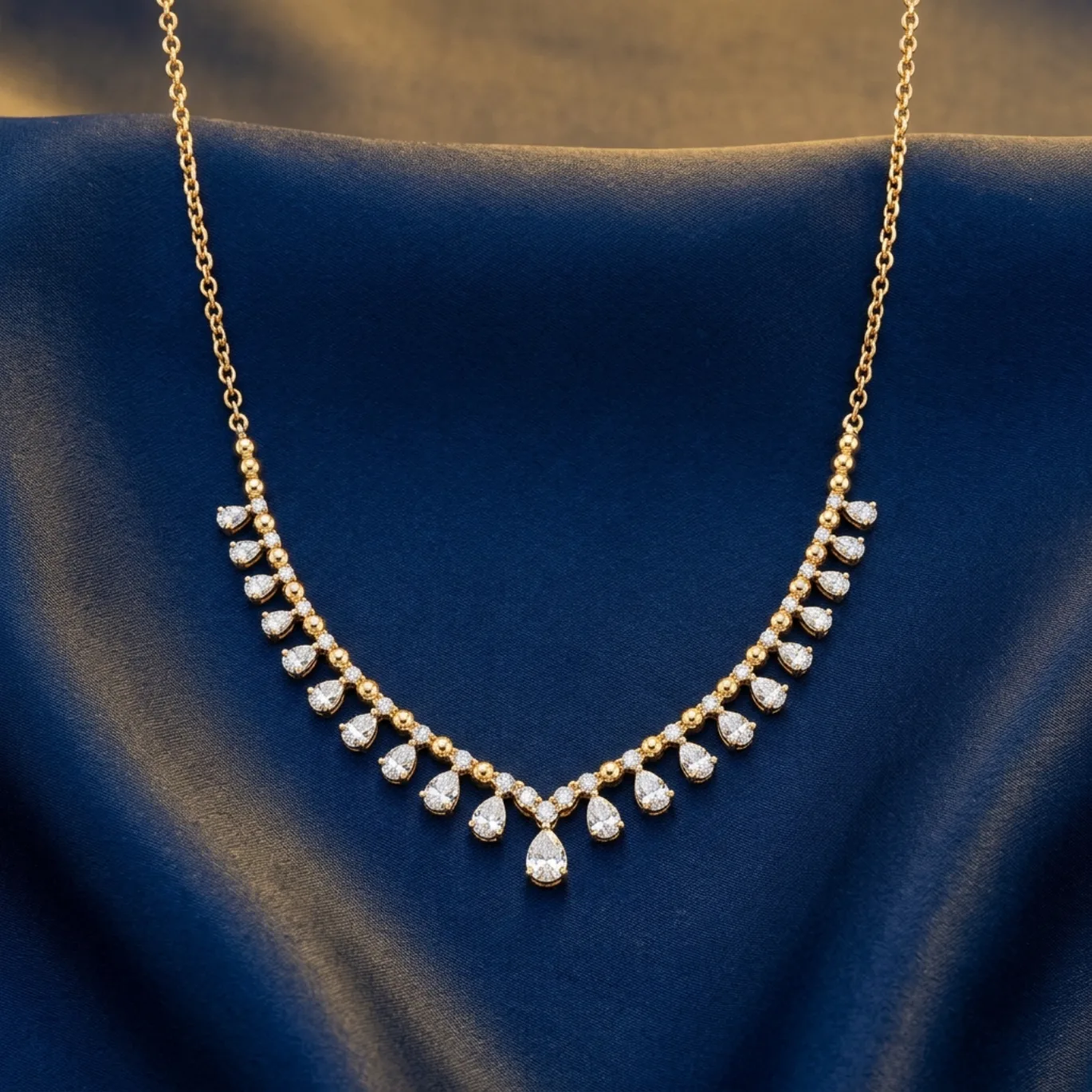 Ecommerce Satin Still — Necklace