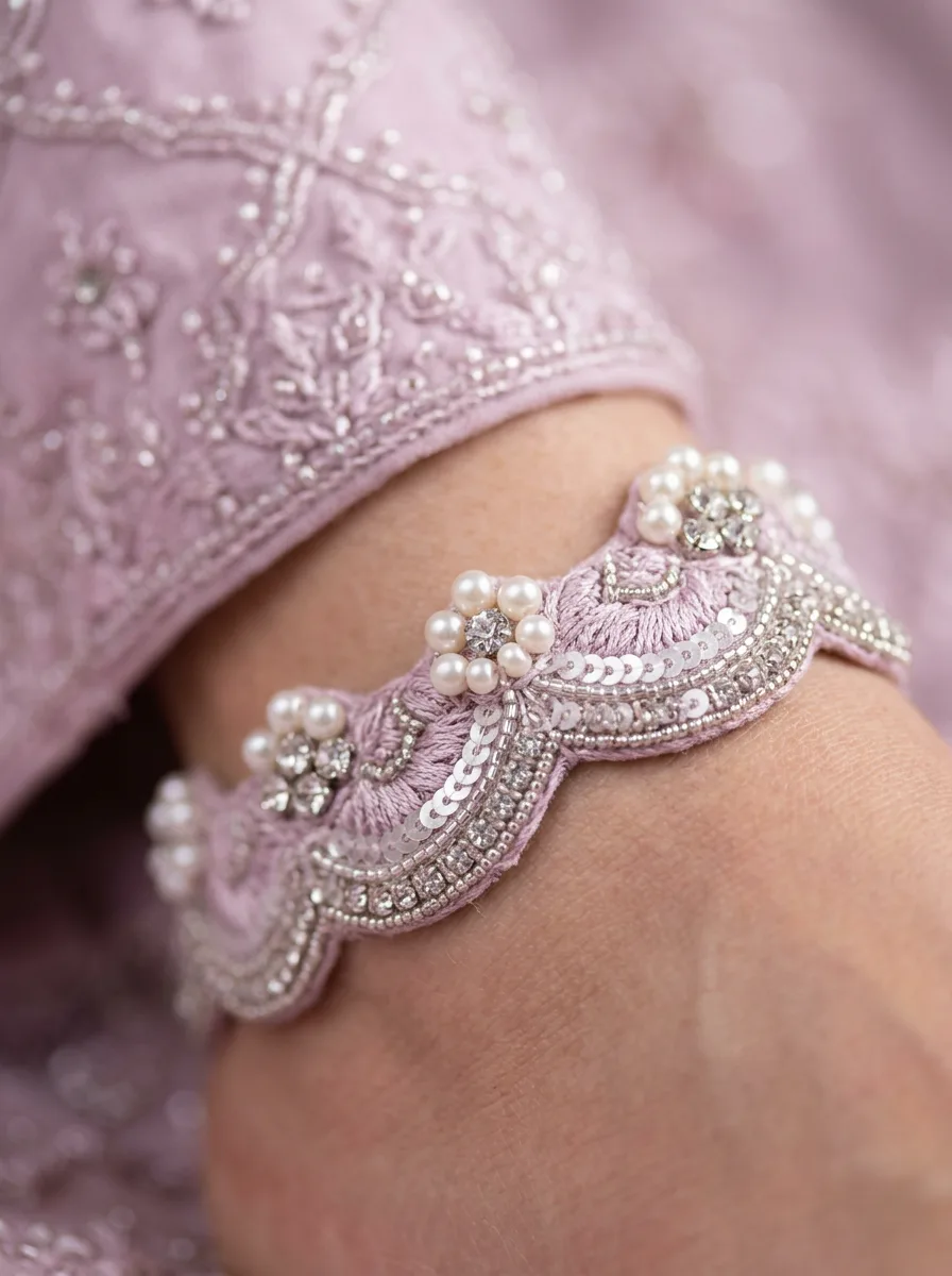 Embroidery Texture — Anklet