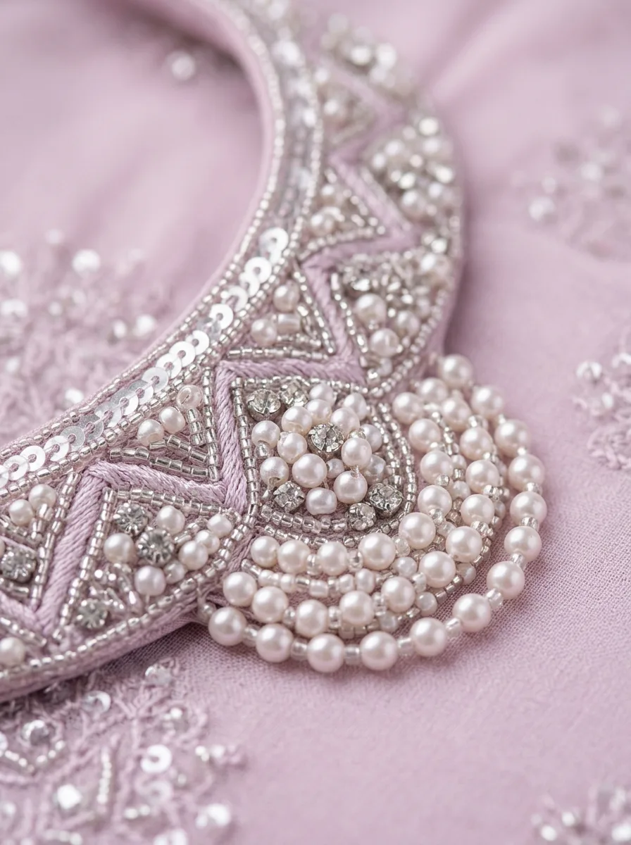 Embroidery Texture — Necklace
