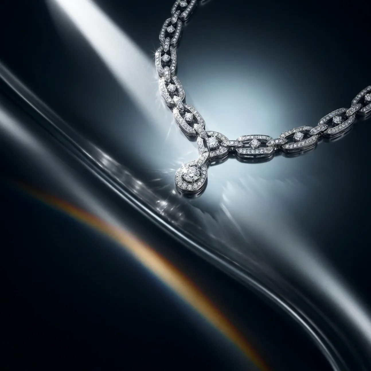Liquid Metal Hero — Necklace