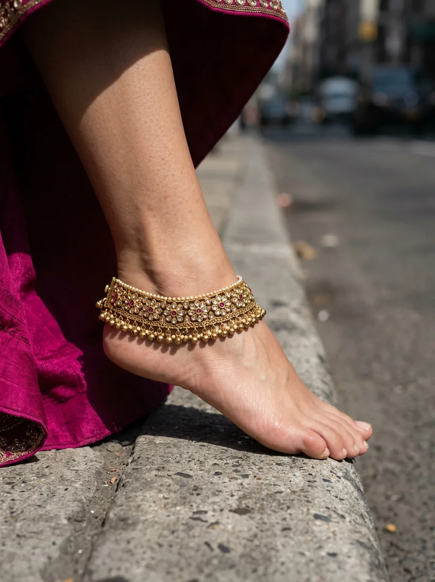 Garment Drape — Anklet