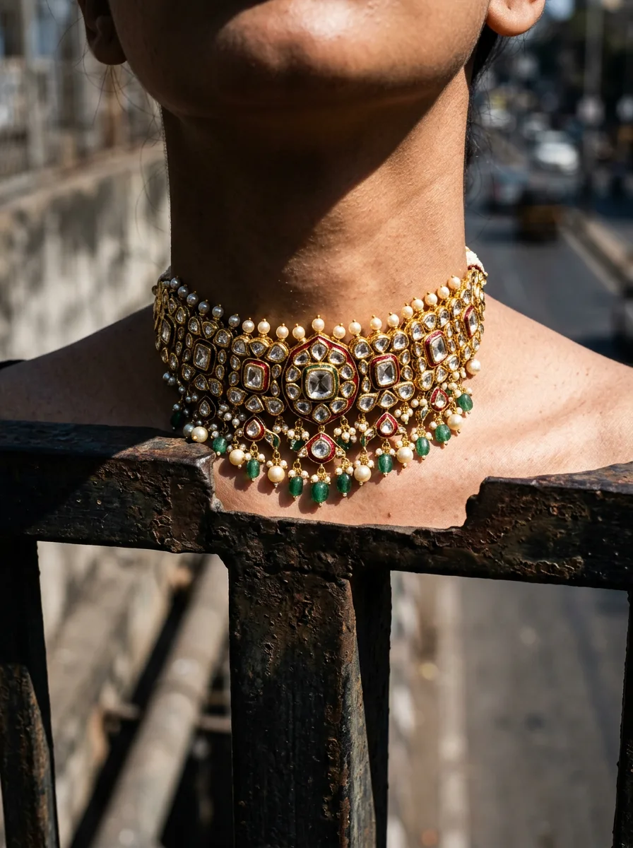 Garment Drape — Choker