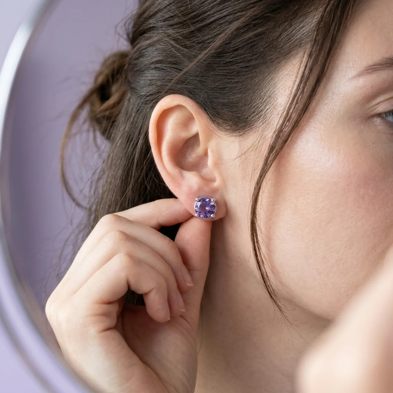 Getting Ready Selfie — Earring Stud