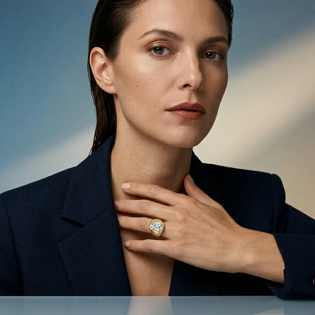 Hand To Collarbone — Ring