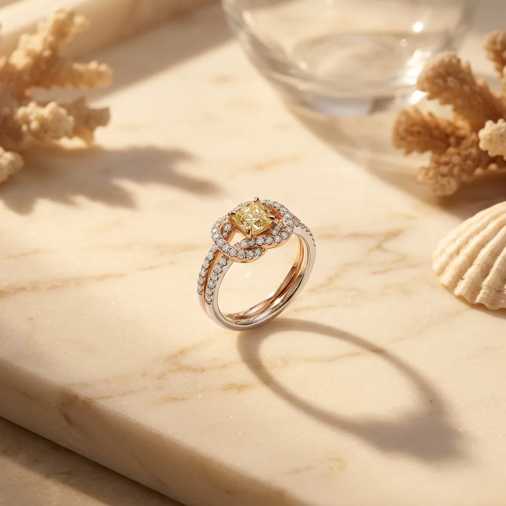 Marble Sunlight Hero — Ring