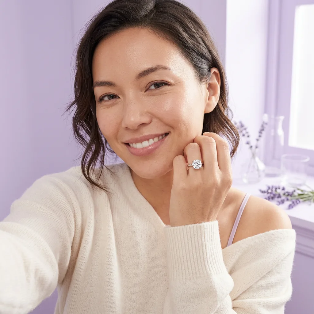 Morning Selfie Glow — Ring