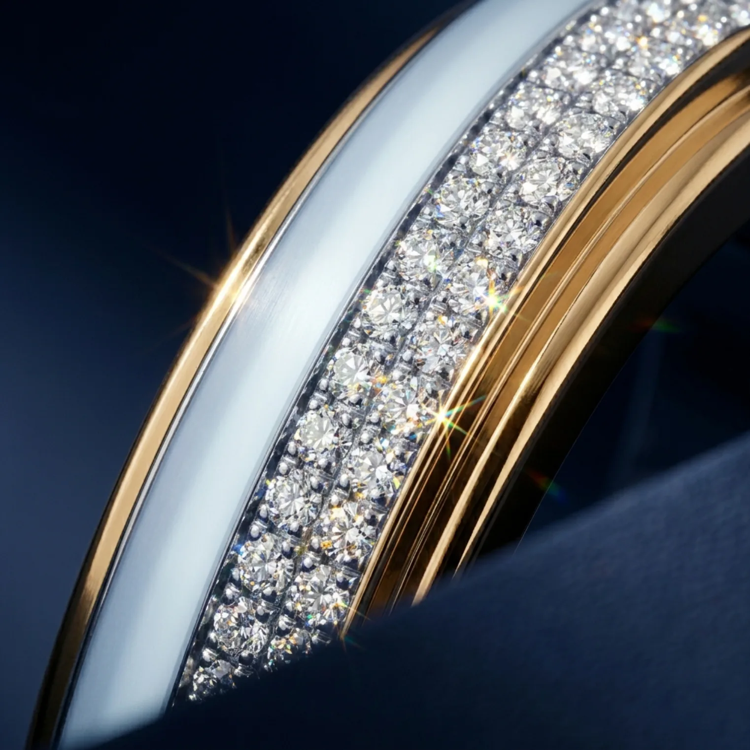 Pave Edge Macro — Ring