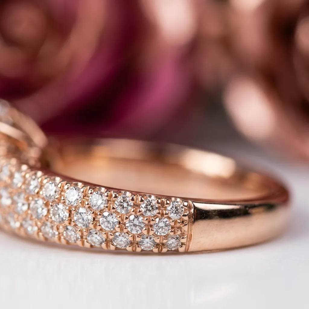 Pave Lattice Macro — Bangle