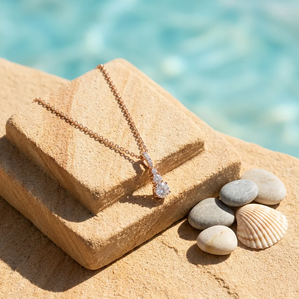Sandstone Plinth Presentation — Pendant