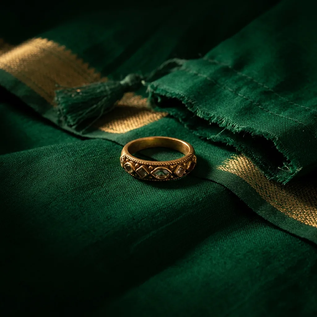 Silk Pouch Presentation — Ring