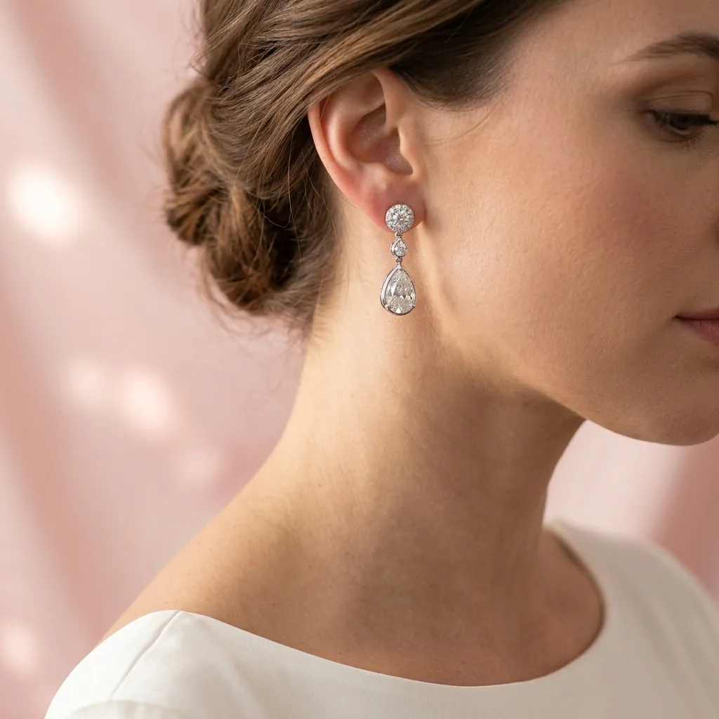 Studio Bridal Portrait — Necklace Studio Bridal Portrait — Necklace