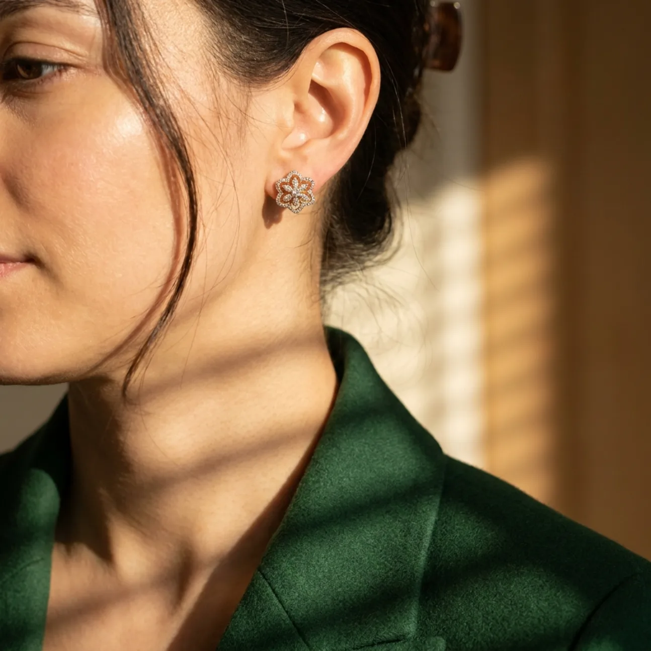 Sun Raked Portrait — Necklace Sun Raked Portrait — Necklace