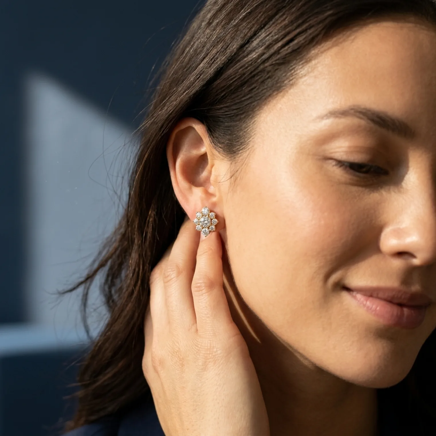 Sunlit Interior Moment — Earring Stud