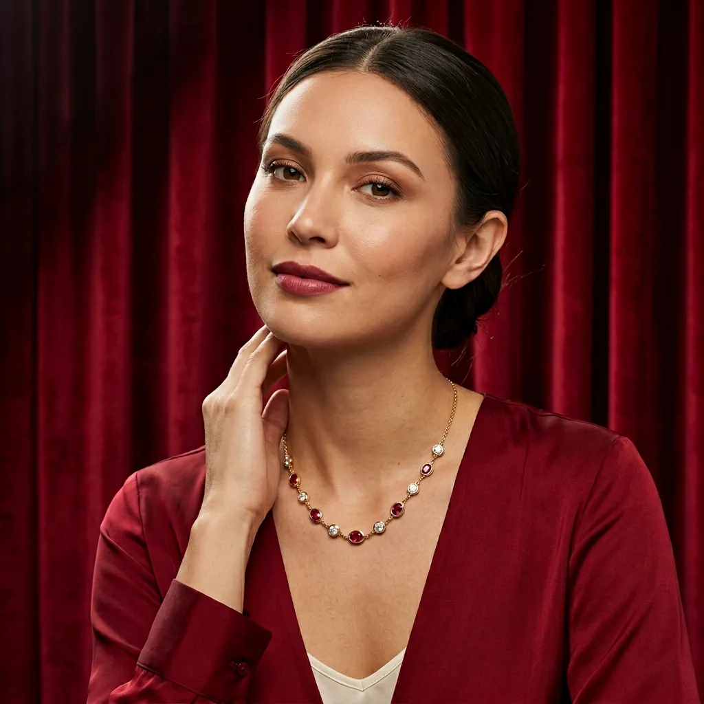 Velvet Portrait — Necklace Velvet Portrait — Necklace