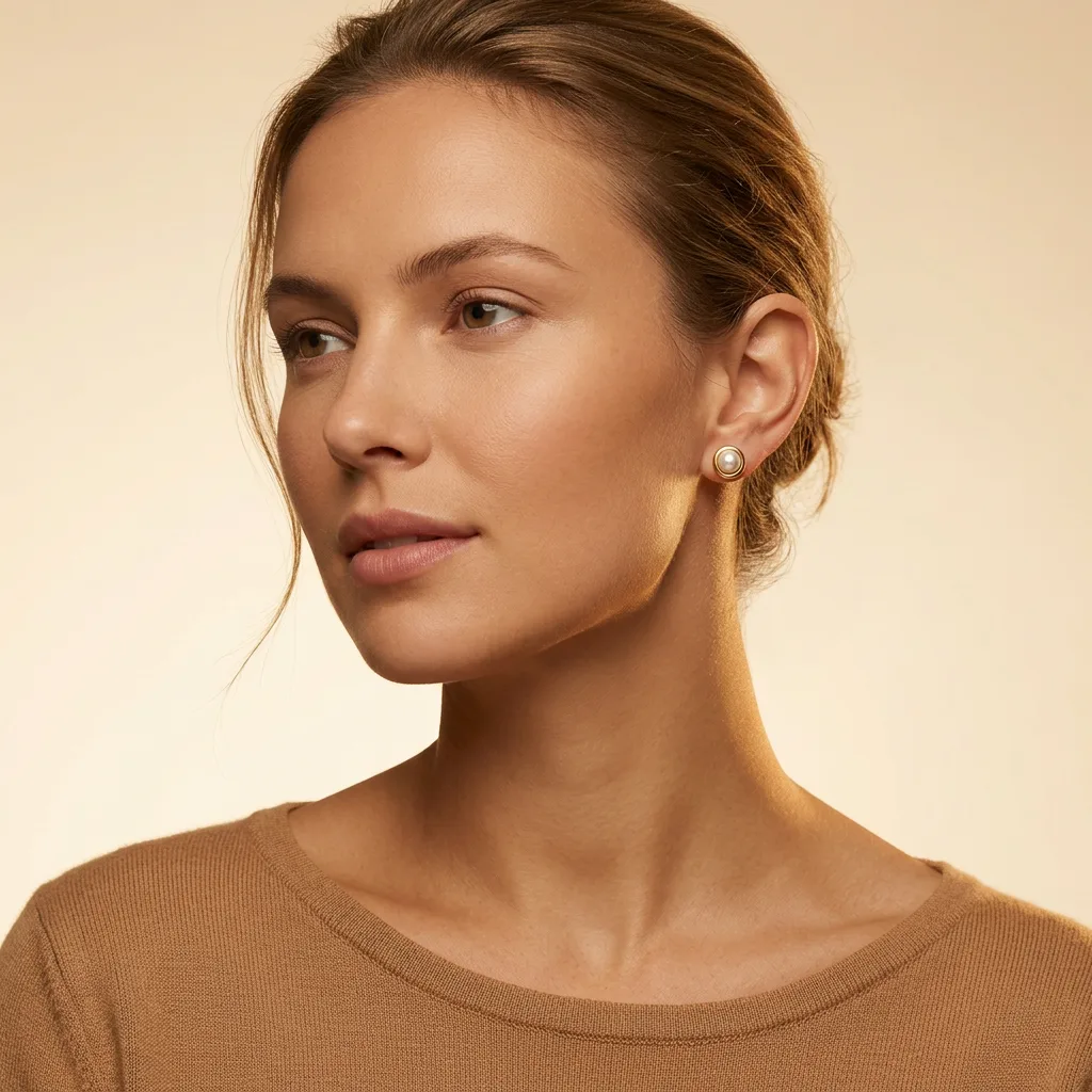 Earring Stud jewelry photography