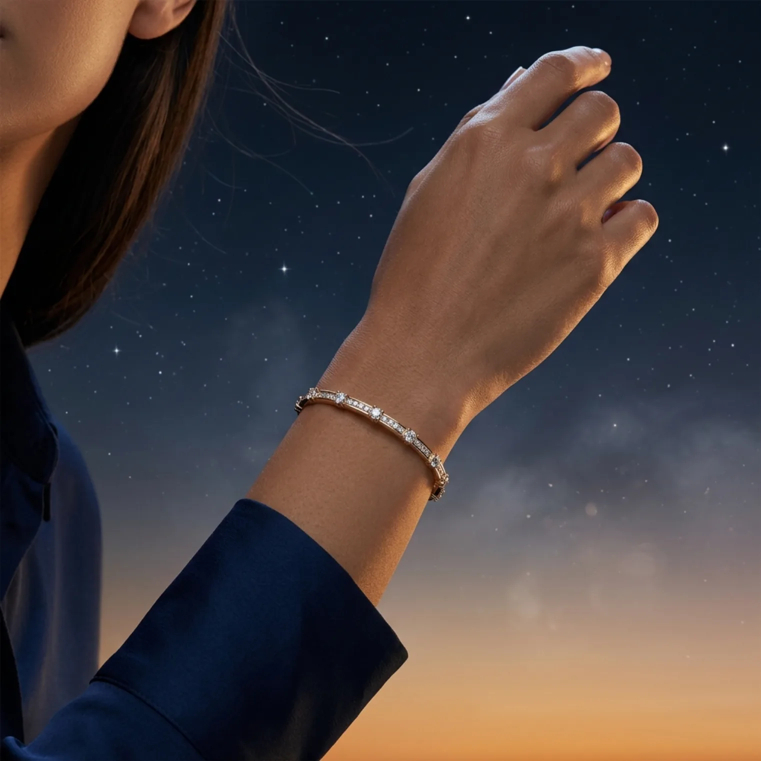 Wrist Closeup — Bangle