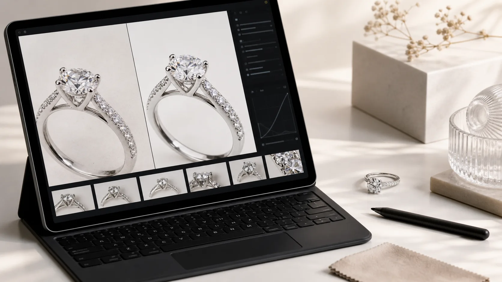 How to Retouch a Ring: Dust, Reflections, Metal Tone in Order