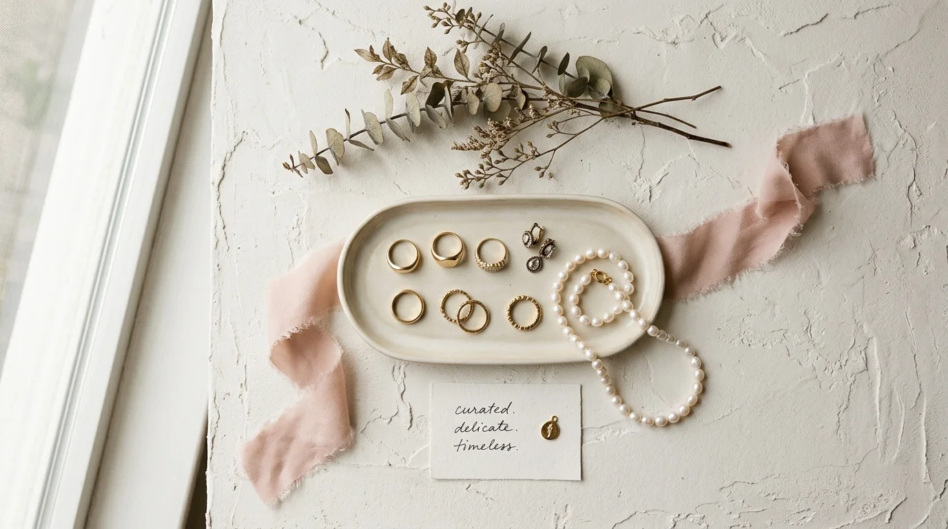 Flat Lay Jewelry Photography: A Complete Guide to Overhead Styling